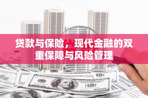玉州贷款与保险，现代金融的双重保障与风险管理