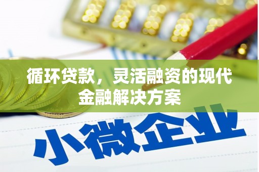 玉州循环贷款，灵活融资的现代金融解决方案