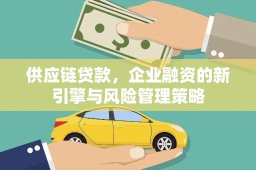 玉州供应链贷款，企业融资的新引擎与风险管理策略