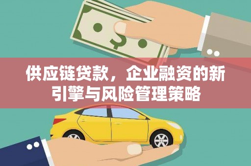 玉州供应链贷款，企业融资的新引擎与风险管理策略