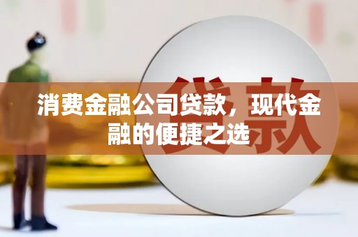 玉州消费金融公司贷款，现代金融的便捷之选