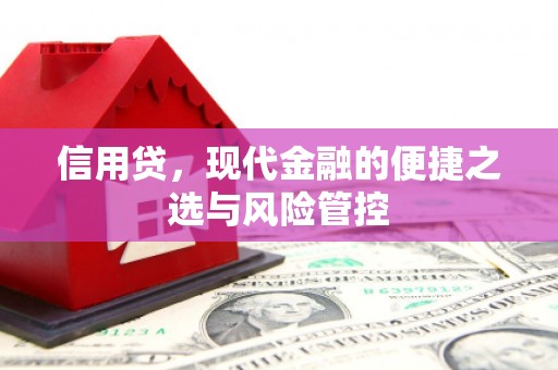 玉州信用贷，现代金融的便捷之选与风险管控