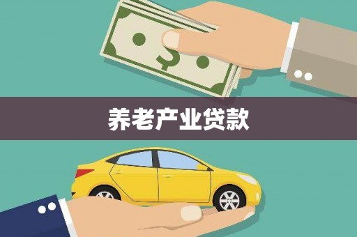 玉州养老产业贷款