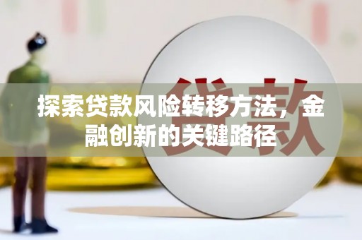 玉州探索贷款风险转移方法，金融创新的关键路径